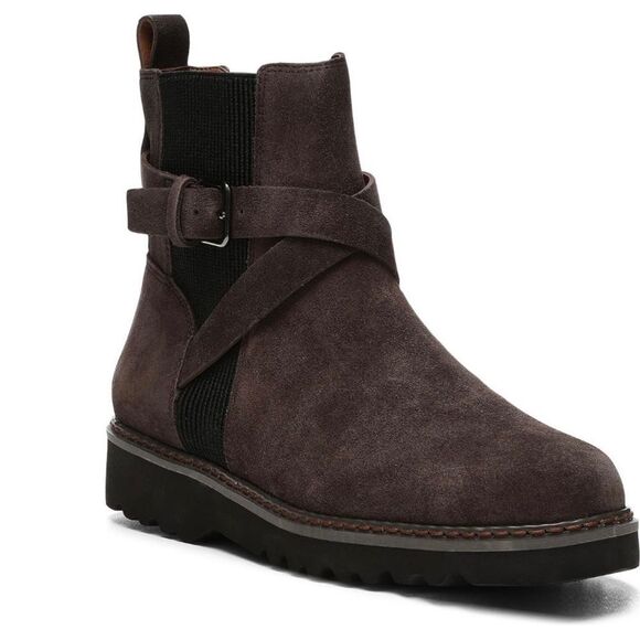 Donald Pliner buckled suede bootie - Picture 7 of 7